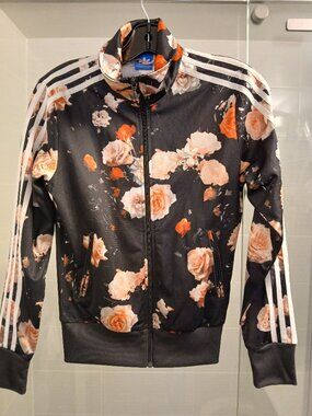 Adidas 3-Stripes Floral Track Jacket
